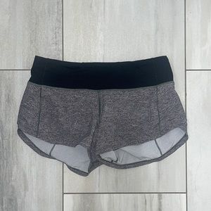 Lululemon shortie shorts in size 2